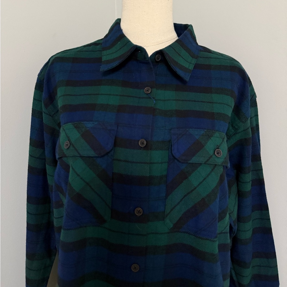 WindRiver Womens Medium Top NWT Cozy Casual Long Sleeve Outdoor Everyday plaid